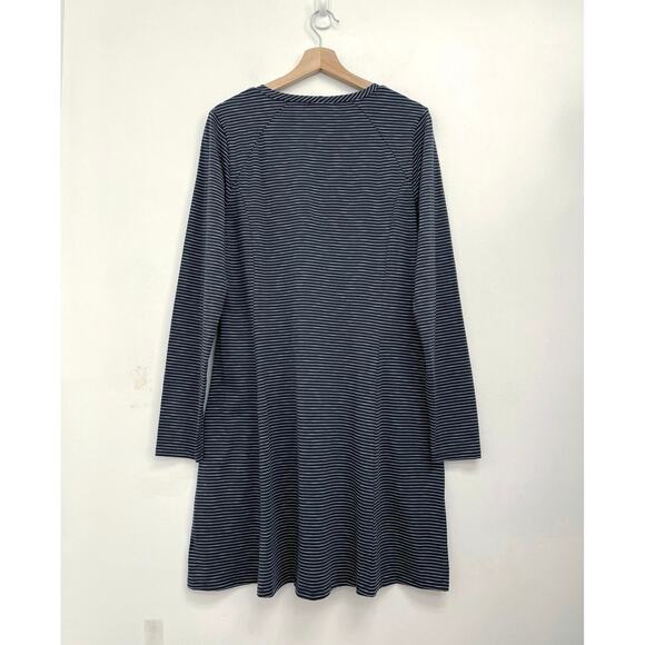 Toad & Co Windmere II Tencel Organic Cotton Long-Sleeve Fit & Flare Dress Large - Picture 4 of 14